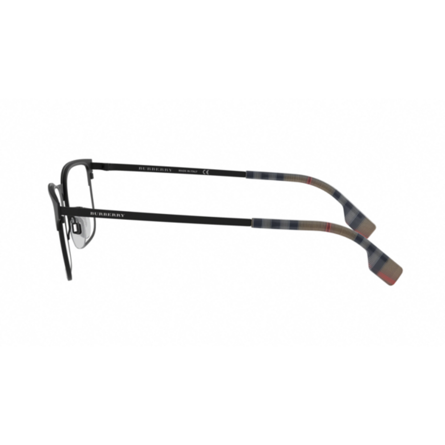 Burberry Black Rubber Unisex Eyeglasses BE1332 1283/54