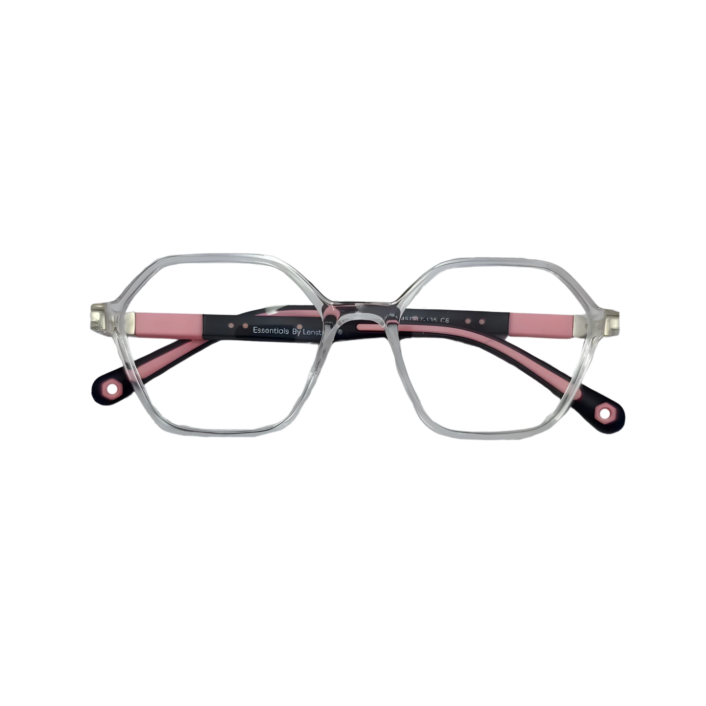 Essentials "Hexon" Hexagon Unisex Eyeglasses 76818