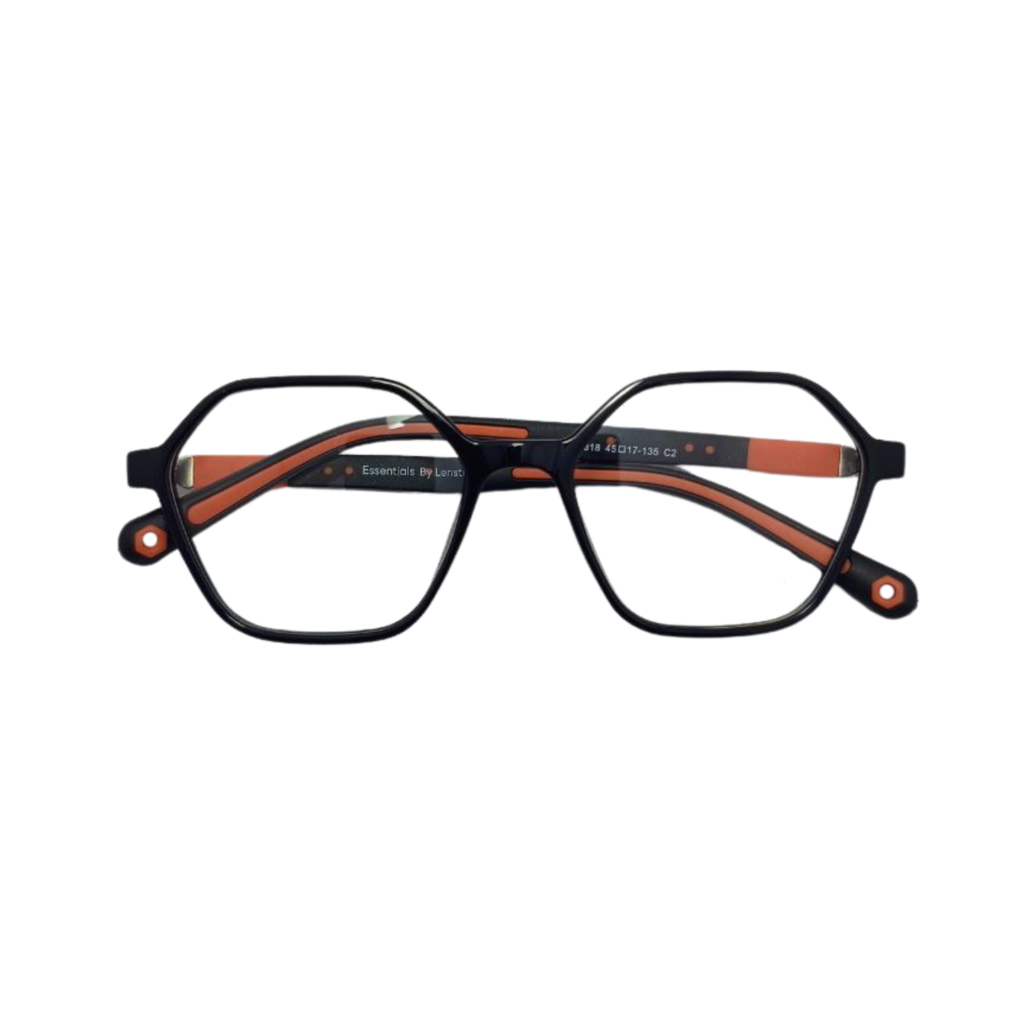 Essentials "Hexon" Hexagon Unisex Eyeglasses 76818