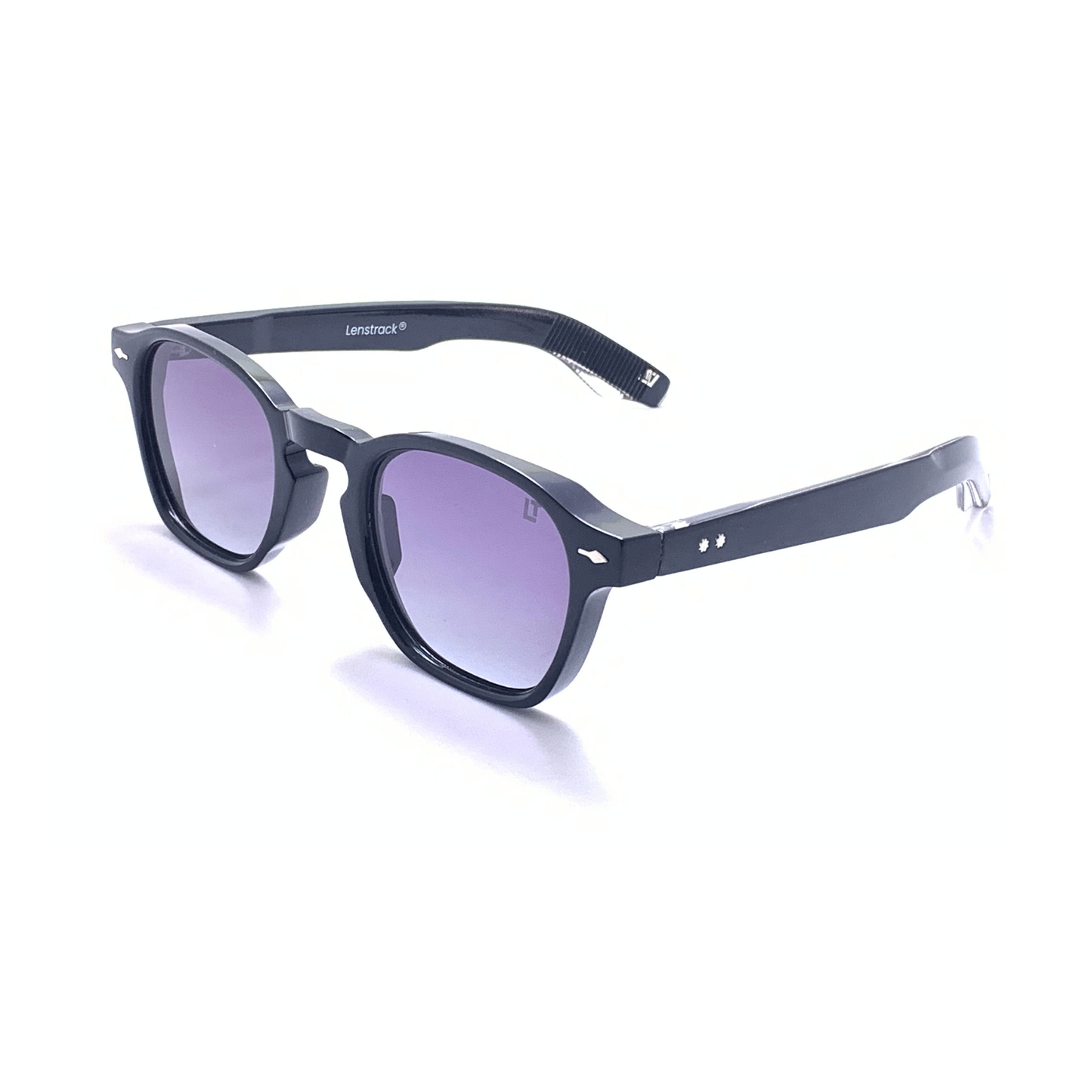 Hip Hop Blue Square Unisex Sunglasses