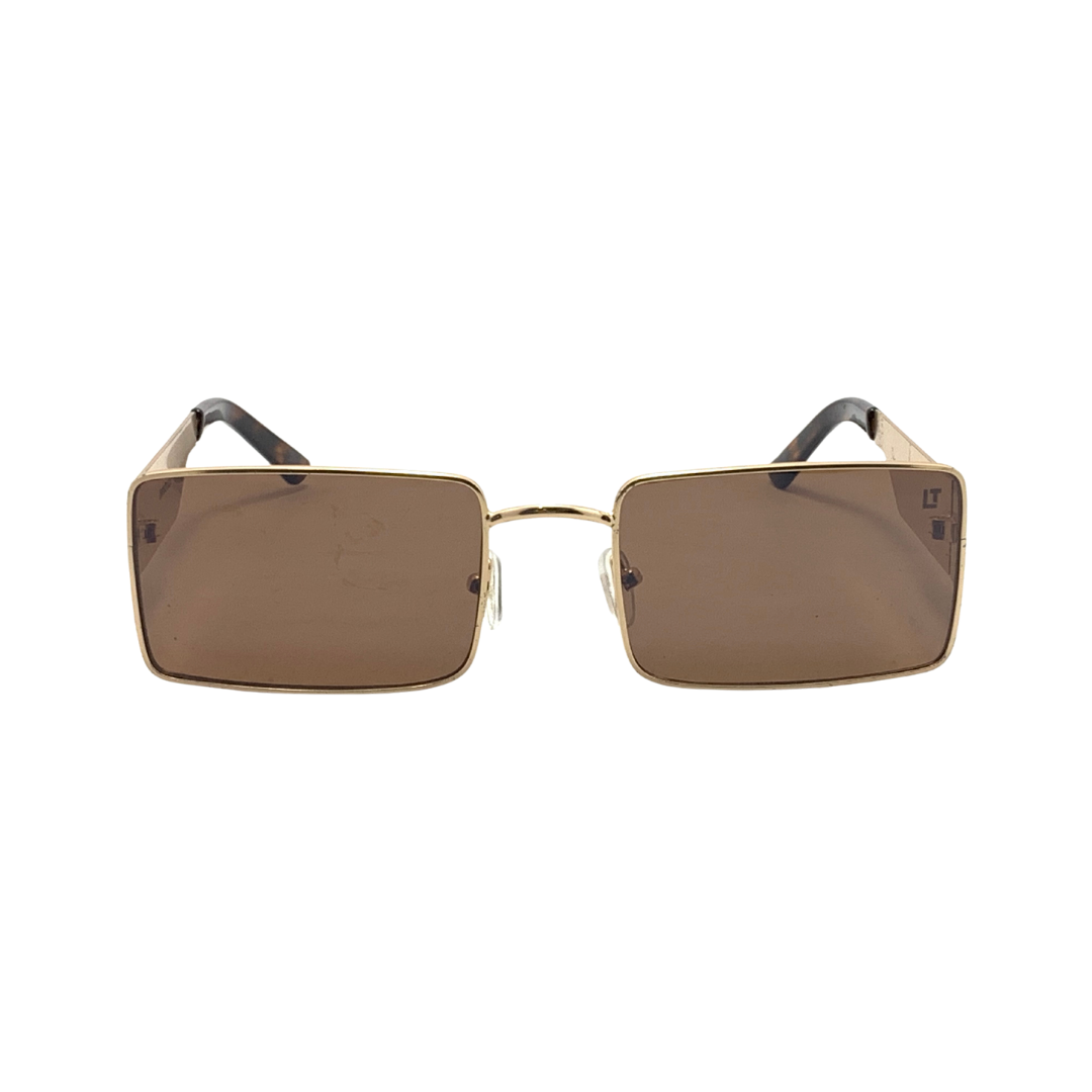 Essentials "Edge" Brown Unisex Sunglasses 018100