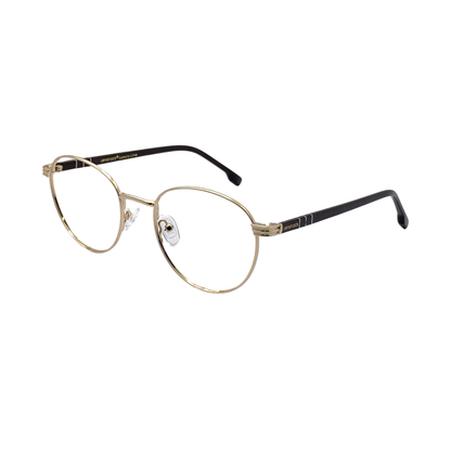 Luxury Line "Vidur" Golden Round Unisex Eyeglasses RTM1002 C1/51