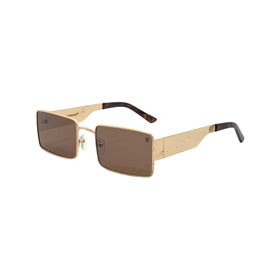 Essentials "Edge" Brown Unisex Sunglasses 018100