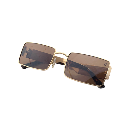 Essentials "Edge" Brown Unisex Sunglasses 018100