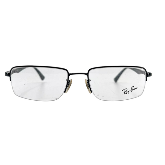 Ray-Ban Matte Gunmetal Half Rim Eyeglasses for Men RB6274 2620/51