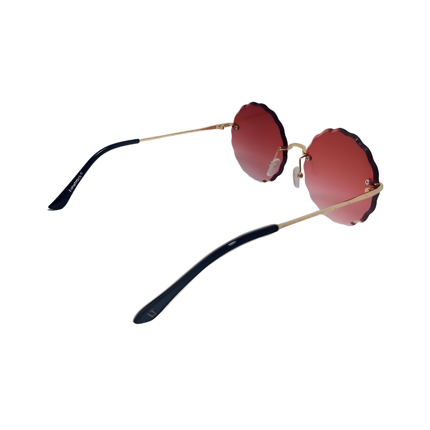 Essentials "Edge" Round Sunglasses for Women 9601