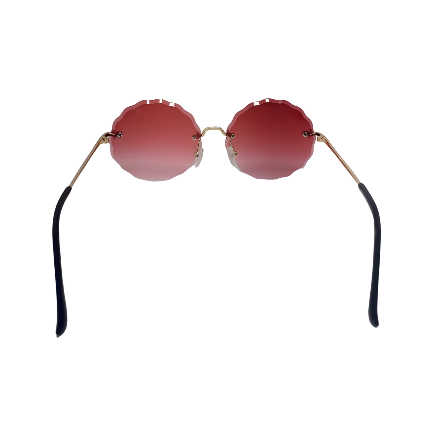 Essentials "Edge" Round Sunglasses for Women 9601