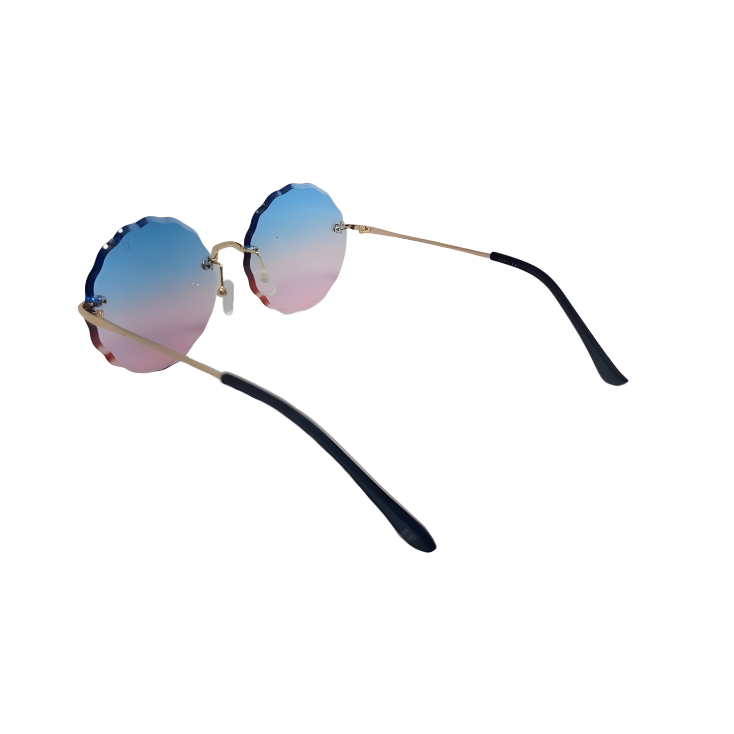 Essentials "Edge" Round Sunglasses for Women 9601