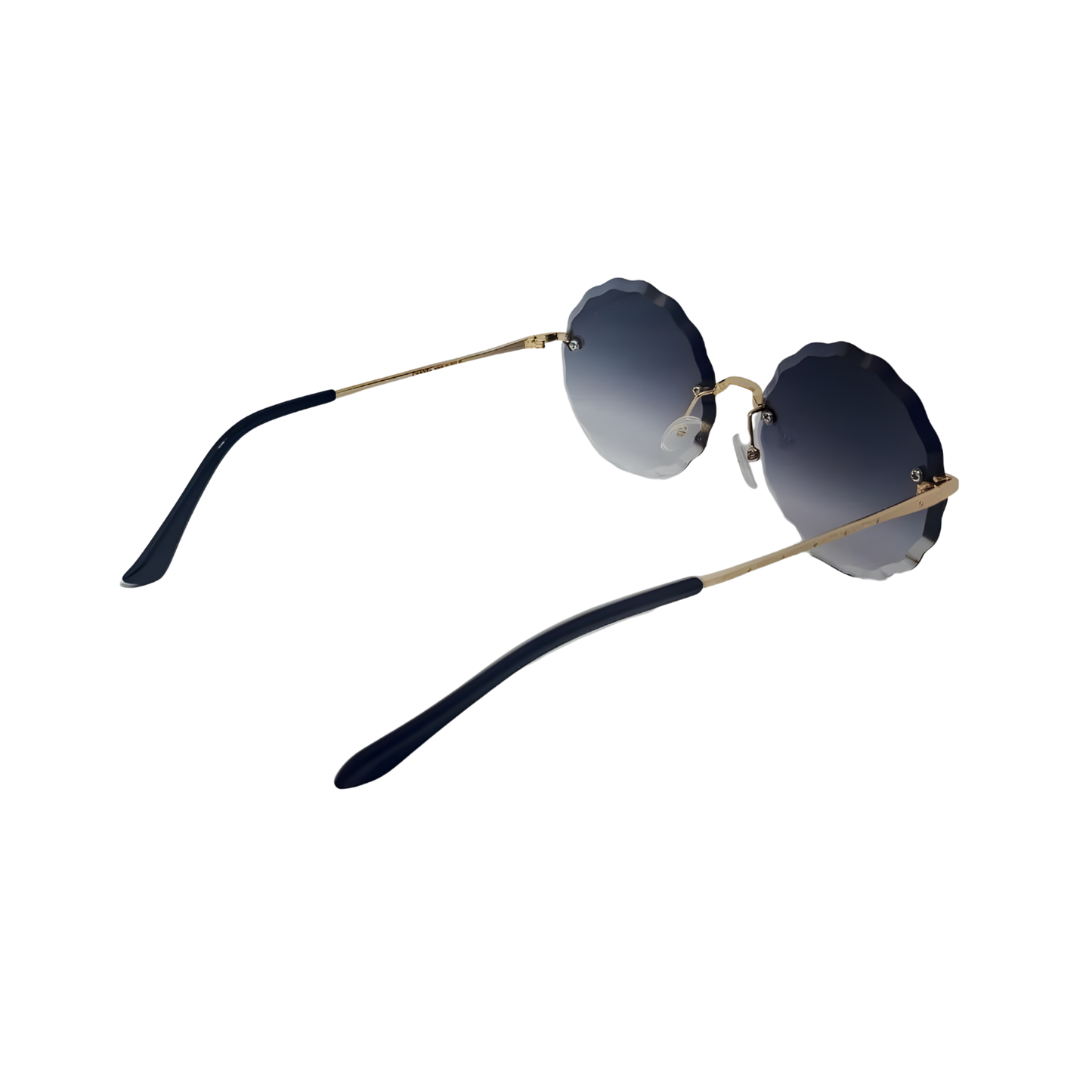 Essentials "Edge" Round Sunglasses for Women 9601