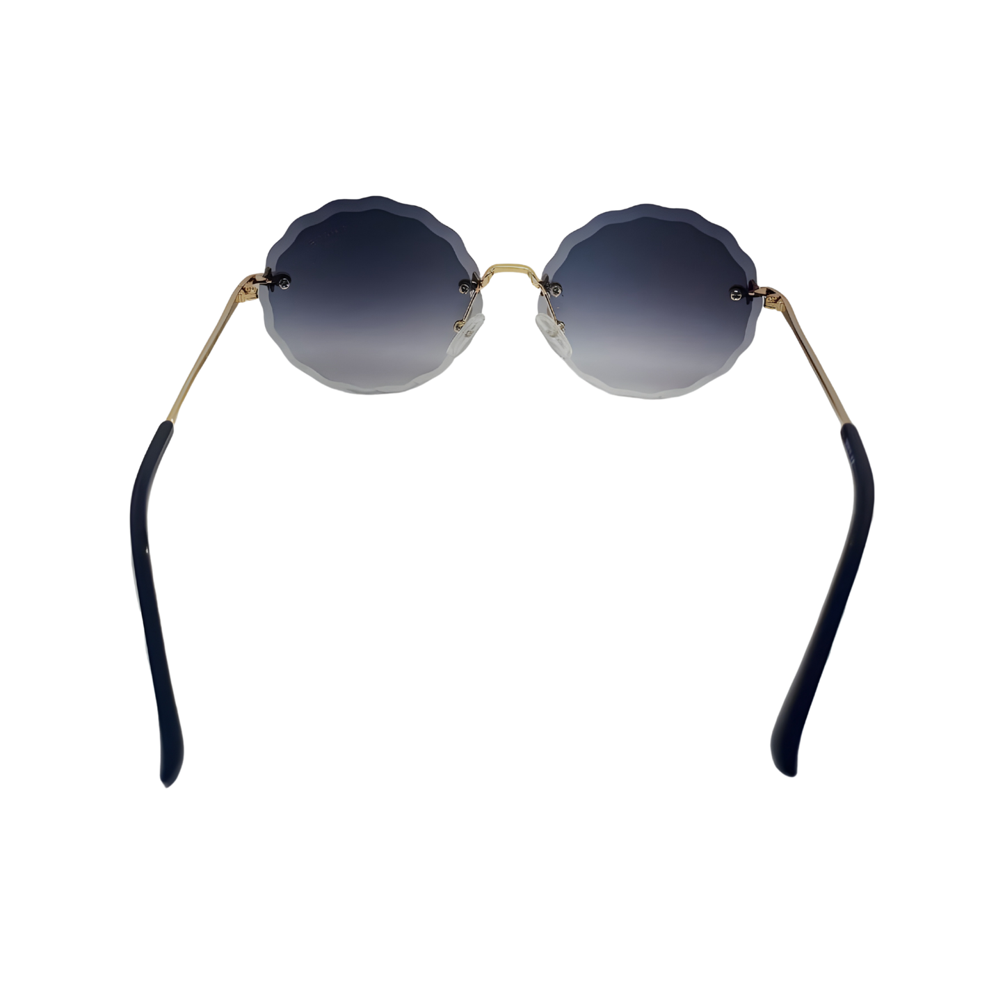 Essentials "Edge" Round Sunglasses for Women 9601