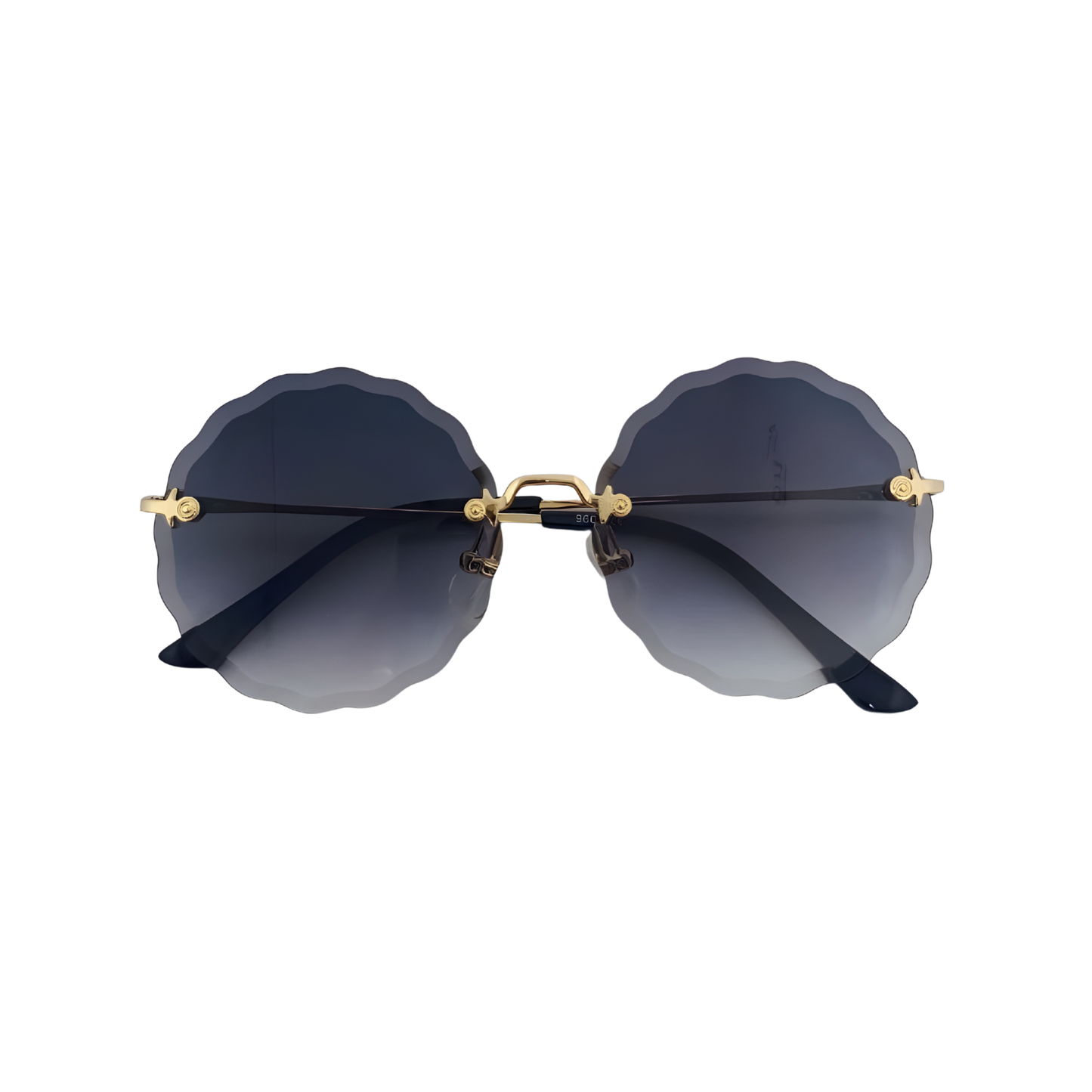 Essentials "Edge" Round Sunglasses for Women 9601