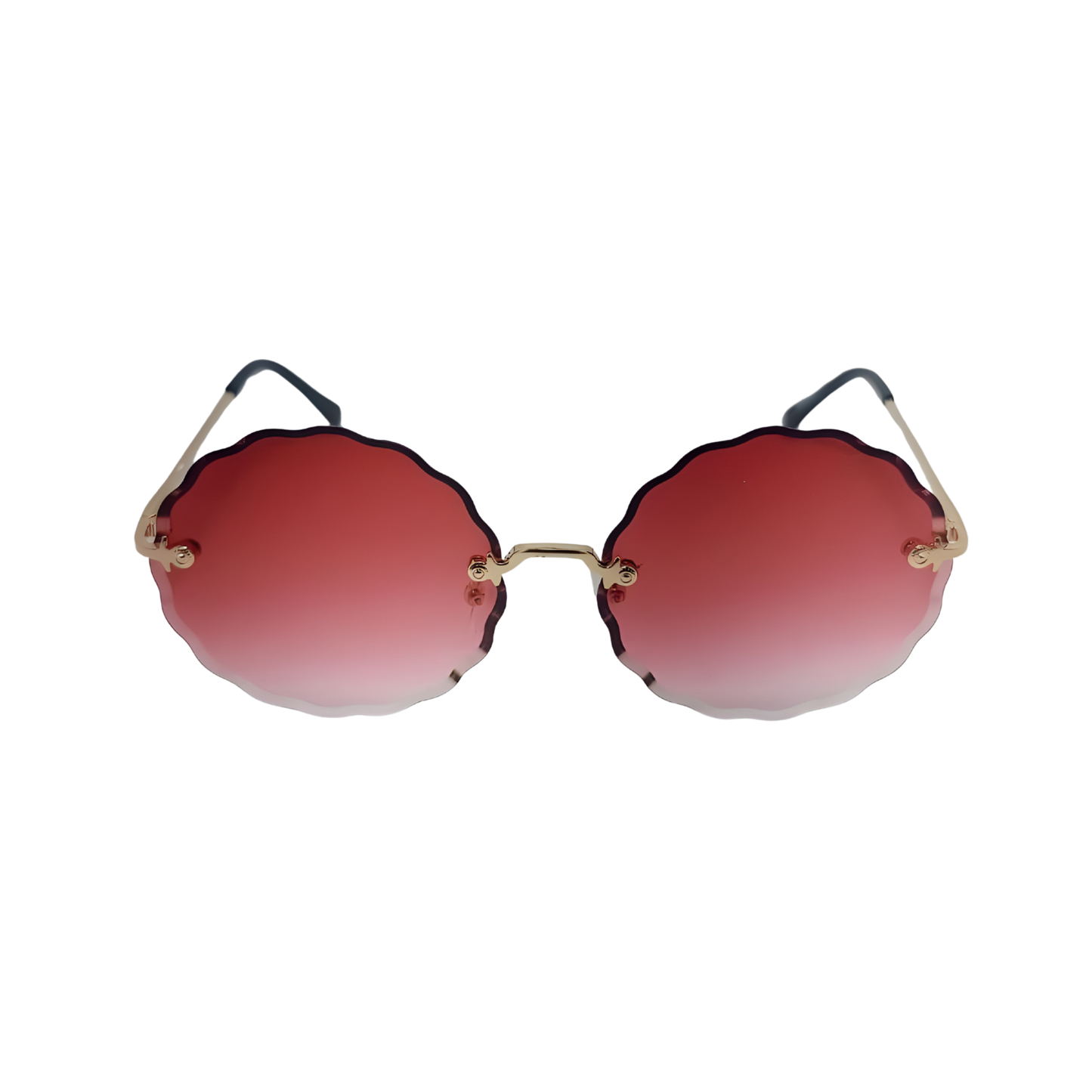 Essentials "Edge" Round Sunglasses for Women 9601
