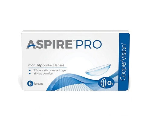 Aspire Pro Monthly soft Contact lenses (6 Lens Pack)