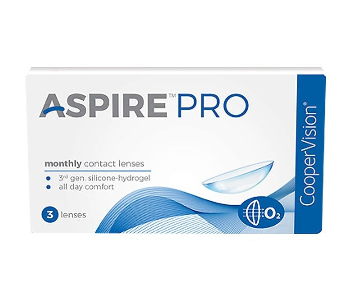 ASPIRE PRO MONTHLY DISPOSABLE CONTACT LENS -3 LENS PACK