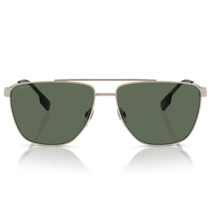 Burberry Green Aviator Unisex Sunglasses BE3141  61-15-145