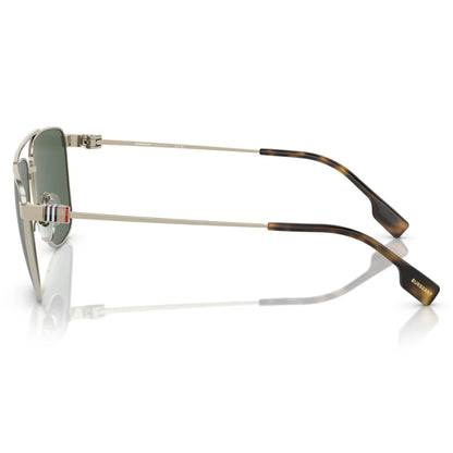 Burberry Green Aviator Unisex Sunglasses BE3141  61-15-145