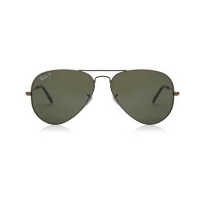 RAY-BAN Aviator Green Unisex Polarized Sunglasses RB3025I 004/58