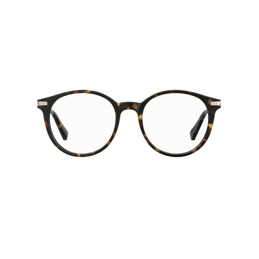 Love Moschino Havana Oval Unisex Eyeglasses MOL571/O86