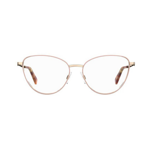 Love Moschino Cat Eye Rose Gold Eyeglasses for Women MOL587/FWM