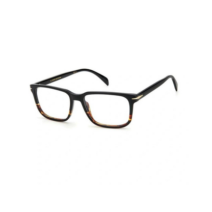 David Beckham Men Black Horn Full Rim Eyeglasses DB1022/37N