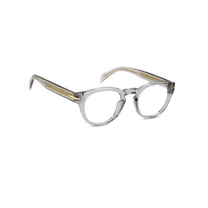 David Beckham Transparent Grey Eyeglasses for Men DB7114/KB7