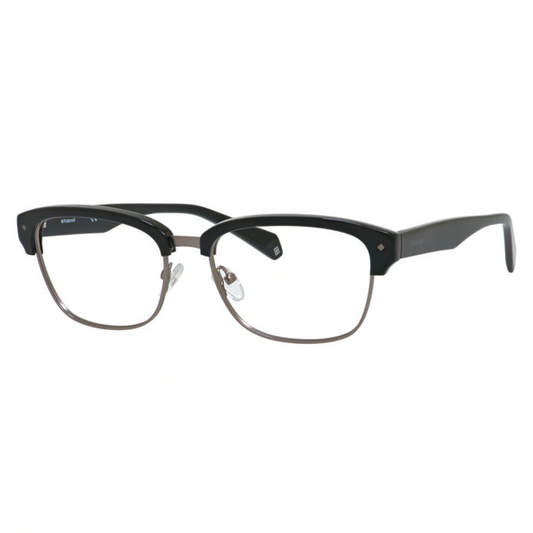 Polaroid Black Clubmaster Unisex Eyeglasses PLD D318 807/54