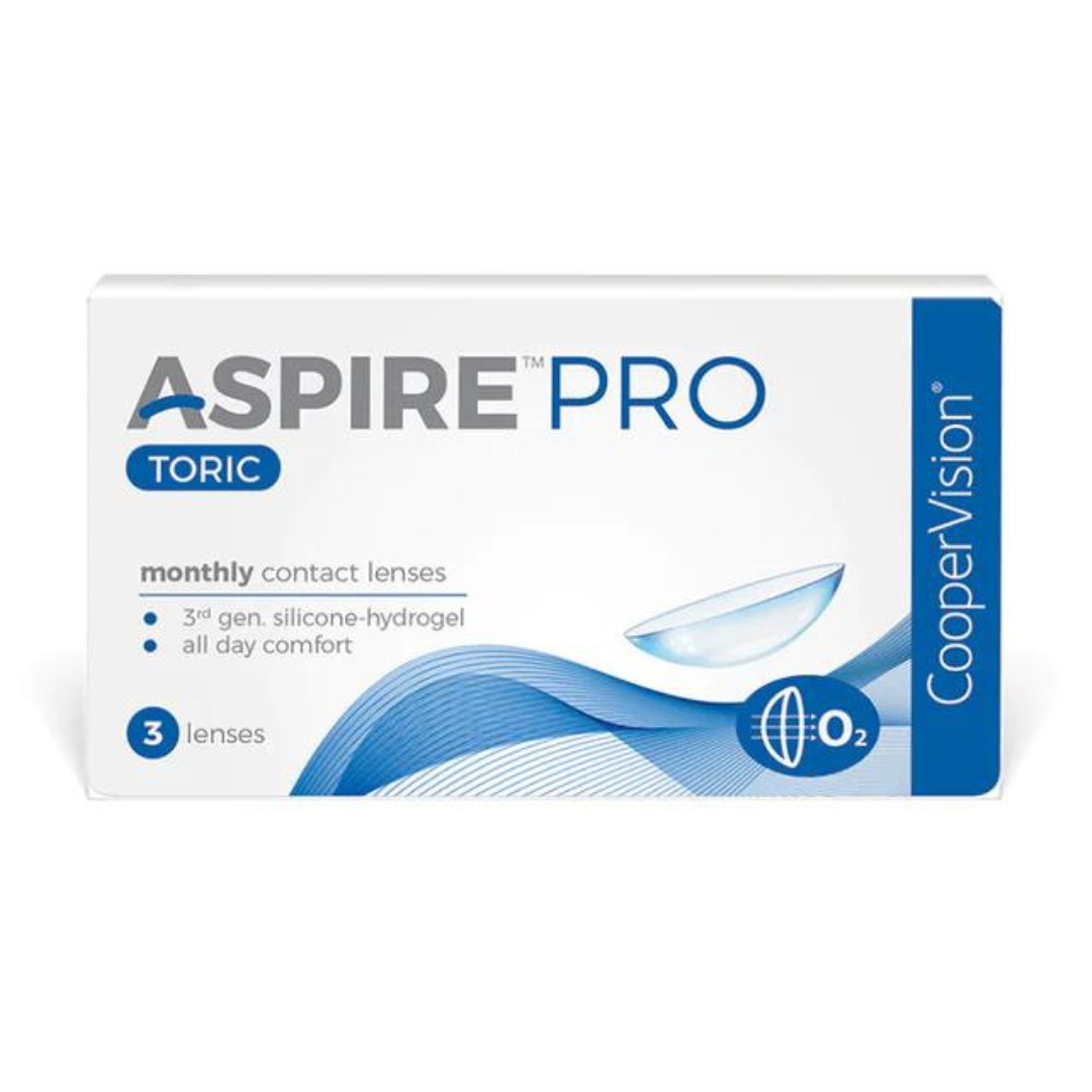 Aspire Pro Toric Monthly soft Contact lenses (3 Lens Pack)