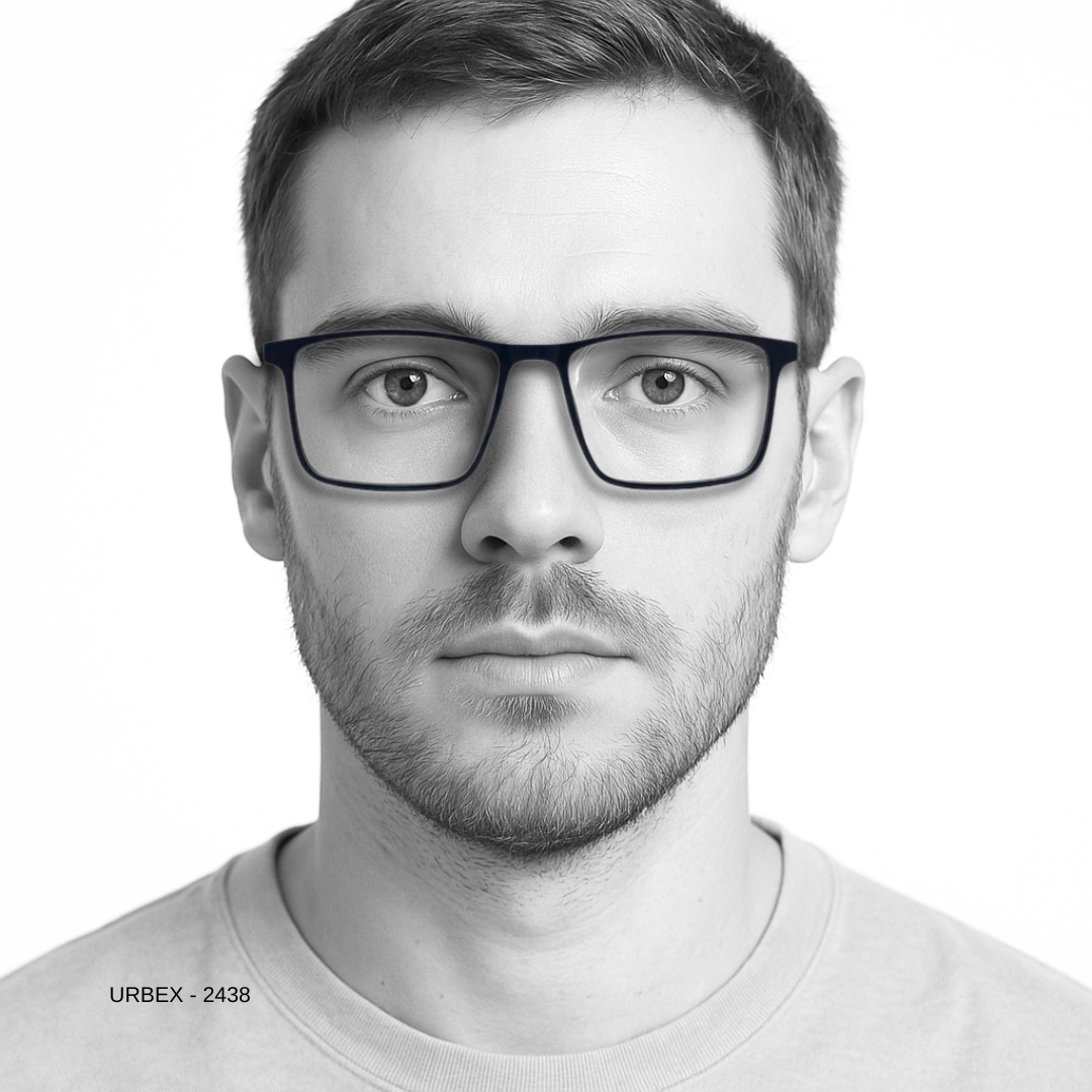 Essentials "Urbex" Rectangle Unisex Eyeglasses 2438