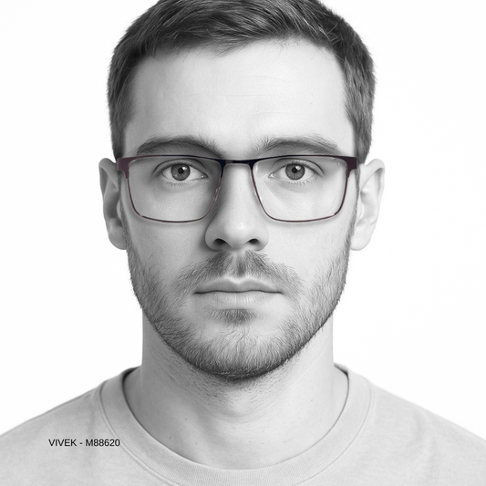 Essentials "Vivek" Rectangle Unisex Eyeglasses M88620