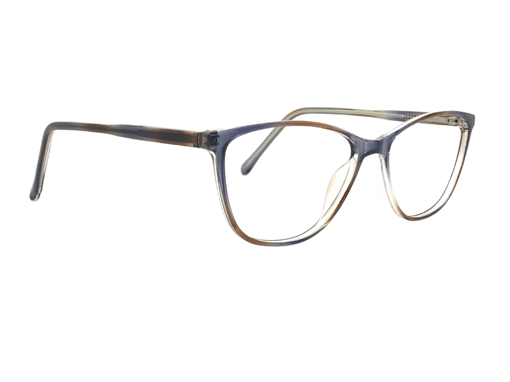 Lensnut Floral Transparent Cateye Full Rim Eyeglasses LN803012