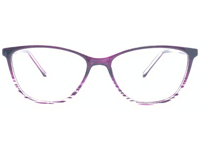 Lensnut Purple Tarsparent Cateye Full Rim Eyeglasses LN8030C8T