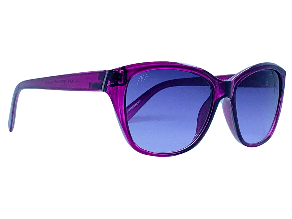Lenstrack Mimi Glossy Purple Full Rim Cateye Sunglass LTMI815C9