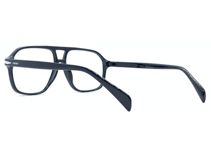 Lensnut Glossy Black Aviator Full Rim Eyeglasses ST85204C1
