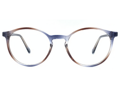 Lensnut Floral Transparent Round Full Rim Eyeglasses LN8024C12
