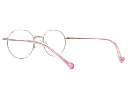 Lensnut Latemon Rose Gold Cateye Full Rim Eyeglasses LNk218018C3