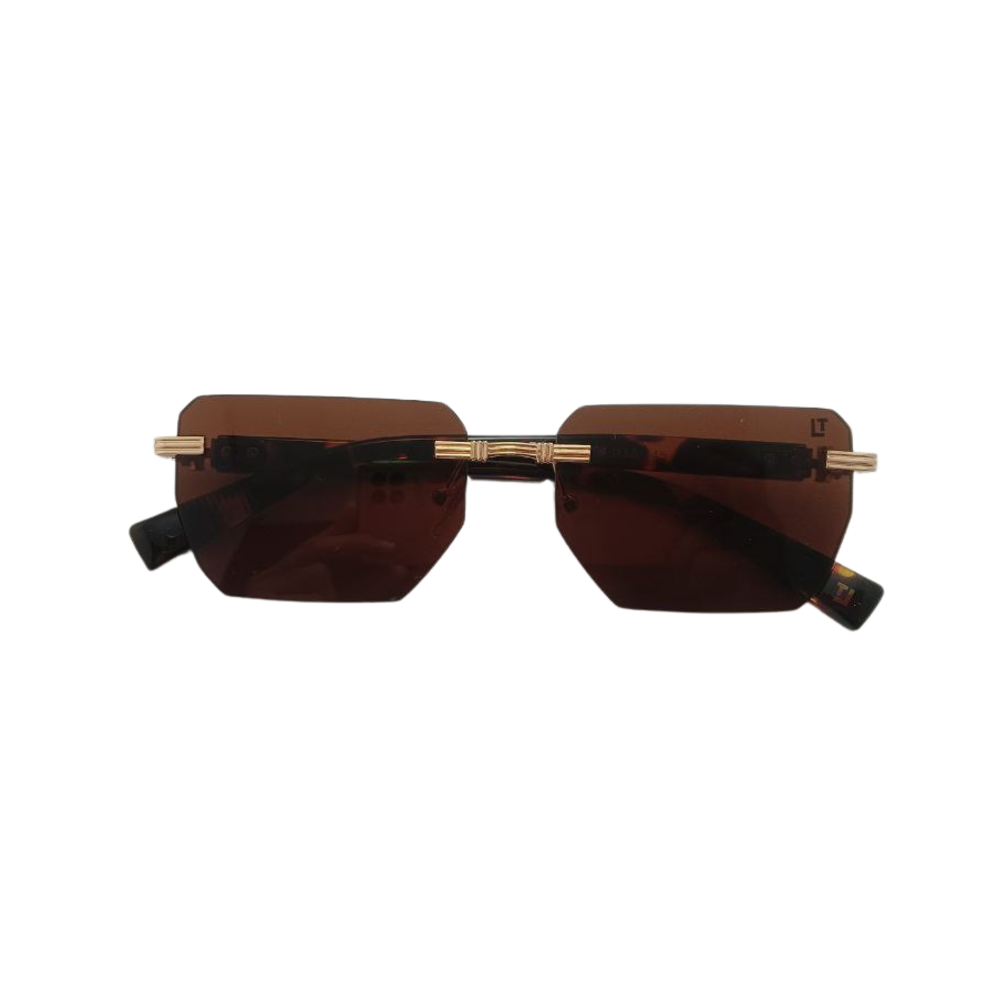 Alfa "Sharp" Rectangular Unisex Rimless Eyeglasses ZS98201