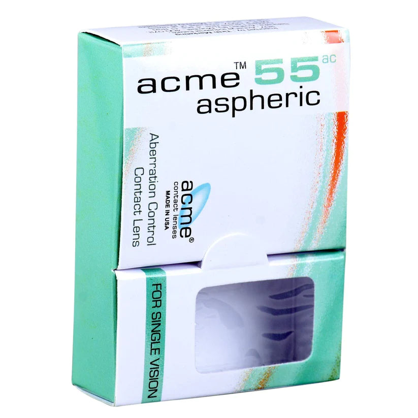 ACME 55 ASPHERIC Monthly Contact Lenses ( 4 Lens Pack )