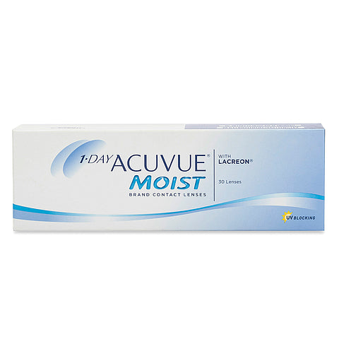 ACUVUE 1DAY MOIST DAILY DISPOSABLE CONTACT LENSES (30 LENS PACK)