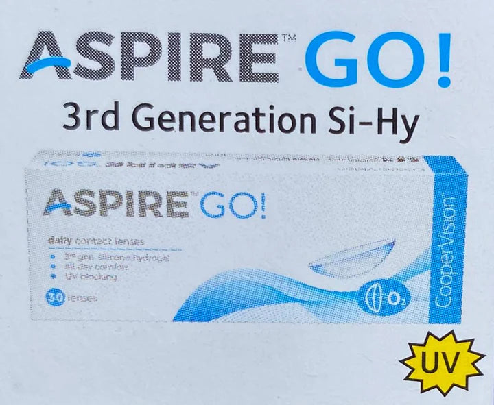 Aspire Go 1 Day Lenses  Daily Disposable Contact Lens- 30 lens pack