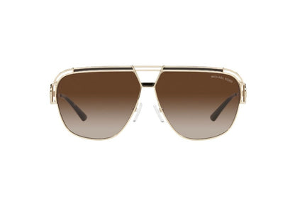 Michael Kors Vienna Light Gold Aviator Sunglasses for Men MK1102 101413/61