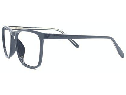 Lensnut Black Rectangle Full Rim Eyeglasses LN8037C1