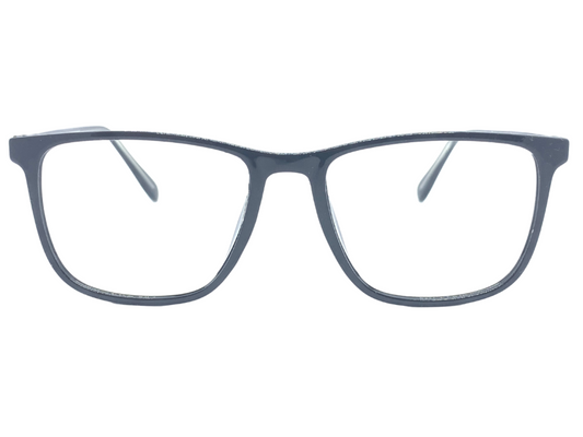 Lensnut Black Rectangle Full Rim Eyeglasses LN8016C1