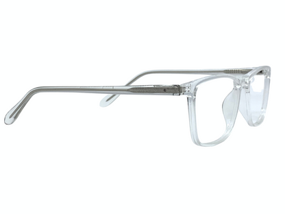 Lensnut Transparent Rectangle Full Rim Eyeglasses LN8018C10T