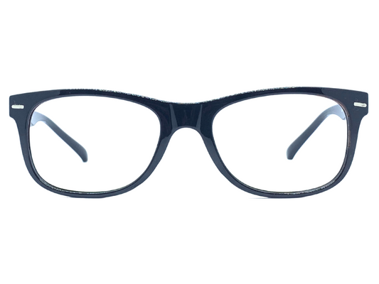 Lensnut Glossy Black Wayfarer Full Rim Eyeglasses LNM1C1