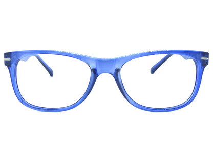 Lensnut Glossy Dark Blue Wayfarer Full Rim Eyeglasses LNM1C4D
