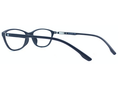 Lensnut Matt Black Cateye Full Rim Eyeglasses LNM22C2L