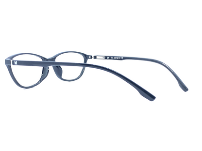 Lensnut Glossy Black Cateye Full Rim Eyeglasses LNM22C1
