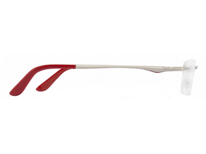 Rayban Black Rectangle Rimless Eyeglasses RX6303I2501