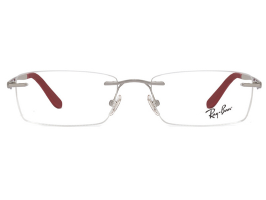 Rayban Black Rectangle Rimless Eyeglasses RX6303I2501