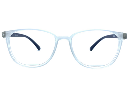 Lensnut White Black Cateye Full Rim Eyeglasses LNTR2011C10B